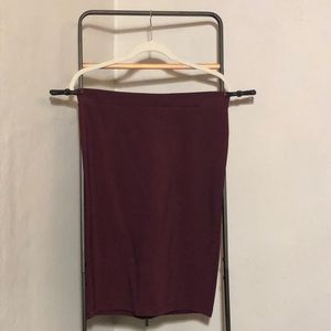 Back zipper, Merlot Halogen pointe skirt